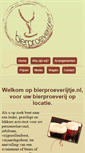 Mobile Screenshot of bierproeverijtje.nl